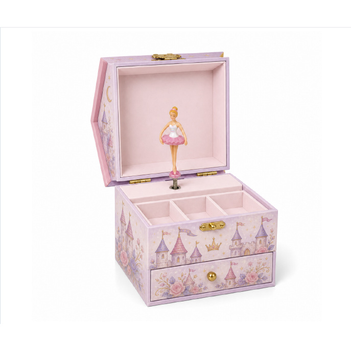 Storybook Princess Castle Music Jewelry House