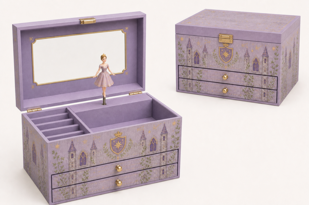 Castlecore Dreams Double-Drawer Music Box