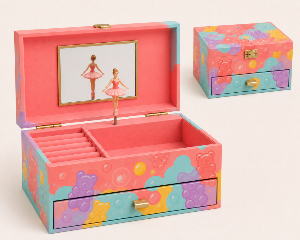 Gummy Pop Classic Single-Drawer Music Box